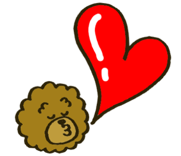 A toy poodle has round hair 2 sticker #5763179