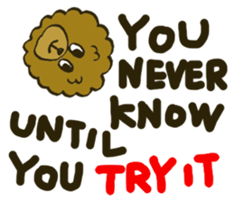 A toy poodle has round hair 2 sticker #5763207