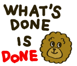 A toy poodle has round hair 2 sticker #5763209