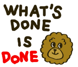 A toy poodle has round hair 2 sticker #5763209