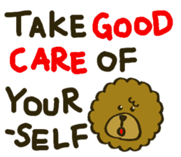 A toy poodle has round hair 2 sticker #5763210