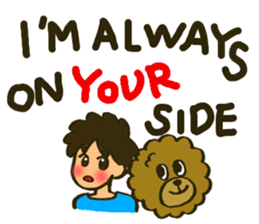 A toy poodle has round hair 2 sticker #5763211