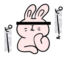 Annoying, pretty rabbit2 sticker #5763696