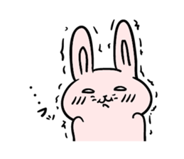 Annoying, pretty rabbit2 sticker #5763700