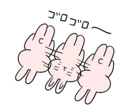 Annoying, pretty rabbit2 sticker #5763708