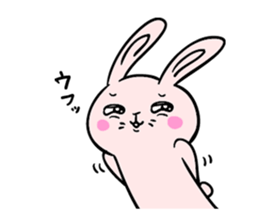 Annoying, pretty rabbit2 sticker #5763711