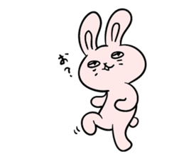 Annoying, pretty rabbit2 sticker #5763722