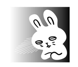 Annoying, pretty rabbit2 sticker #5763731