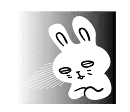 Annoying, pretty rabbit2 sticker #5763731