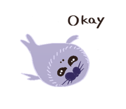 Sea otter Kawaii RATTIN sticker #5764981