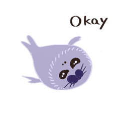 Sea otter Kawaii RATTIN sticker #5764981