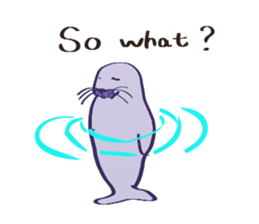 Sea otter Kawaii RATTIN sticker #5764984