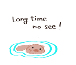 Sea otter Kawaii RATTIN sticker #5764986