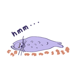 Sea otter Kawaii RATTIN sticker #5764990