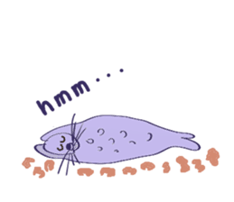 Sea otter Kawaii RATTIN sticker #5764990