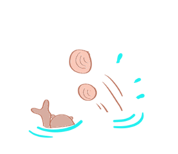 Sea otter Kawaii RATTIN sticker #5764993