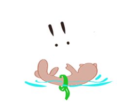 Sea otter Kawaii RATTIN sticker #5765000