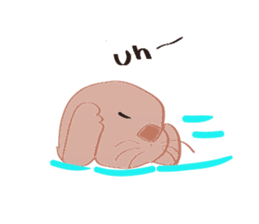 Sea otter Kawaii RATTIN sticker #5765006