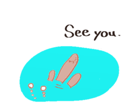 Sea otter Kawaii RATTIN sticker #5765011