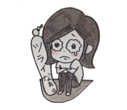 Mom VS daughter sticker #5765093