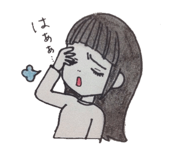 Mom VS daughter sticker #5765095