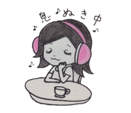 Mom VS daughter sticker #5765103