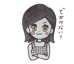 Mom VS daughter sticker #5765107