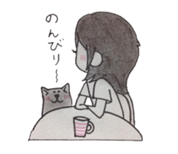 Mom VS daughter sticker #5765109