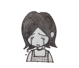 Mom VS daughter sticker #5765122