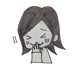 Mom VS daughter sticker #5765123