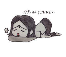 Mom VS daughter sticker #5765130