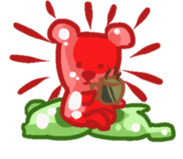 Jelly Jelly Bear Bubble sticker #5765257