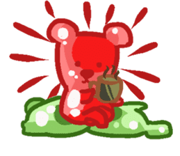 Jelly Jelly Bear Bubble sticker #5765257