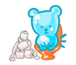 Jelly Jelly Bear Bubble sticker #5765258
