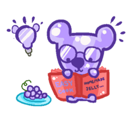 Jelly Jelly Bear Bubble sticker #5765259