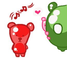 Jelly Jelly Bear Bubble sticker #5765268