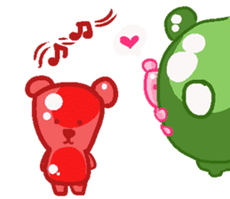 Jelly Jelly Bear Bubble sticker #5765268