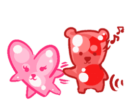 Jelly Jelly Bear Bubble sticker #5765270