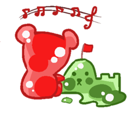 Jelly Jelly Bear Bubble sticker #5765273