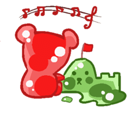 Jelly Jelly Bear Bubble sticker #5765273