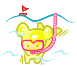 Jelly Jelly Bear Bubble sticker #5765275