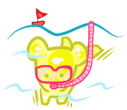 Jelly Jelly Bear Bubble sticker #5765275