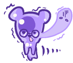 Jelly Jelly Bear Bubble sticker #5765279