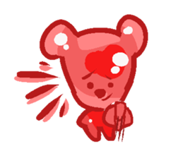 Jelly Jelly Bear Bubble sticker #5765283