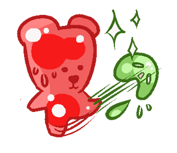 Jelly Jelly Bear Bubble sticker #5765285