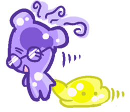 Jelly Jelly Bear Bubble sticker #5765288