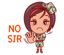 Gigi The Pretty World Soldier (EN) sticker #5765457