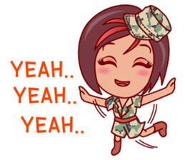 Gigi The Pretty World Soldier (EN) sticker #5765464