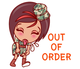 Gigi The Pretty World Soldier (EN) sticker #5765470