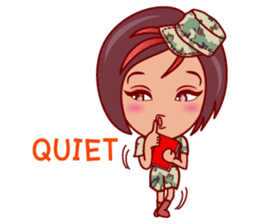 Gigi The Pretty World Soldier (EN) sticker #5765472